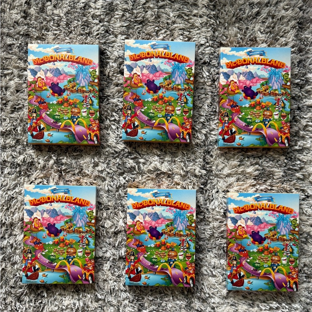 McDonaldland adult meal toy set  of 6 New Unused